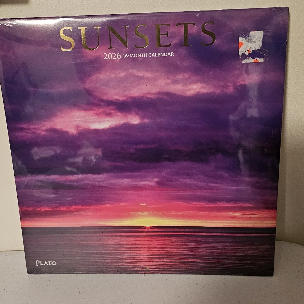 Sunset Calendar 2026 - 16 mo th calendar